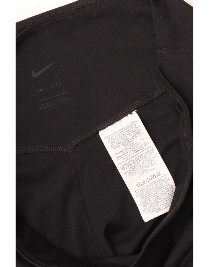 Leggings Dri Fit Nike pentru femei UK 16, mare, negru, poliester