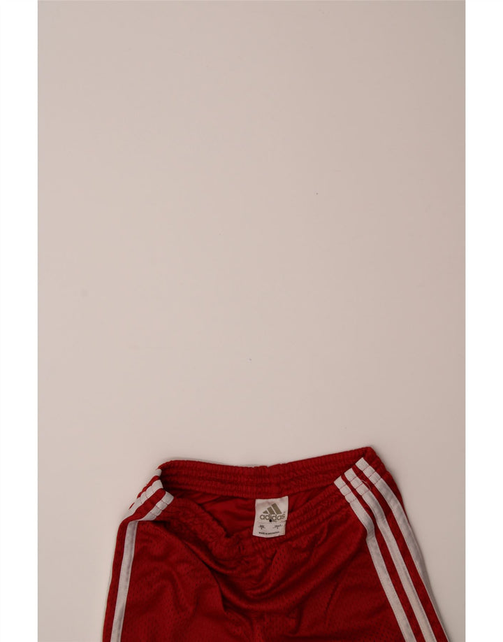 ADIDAS Boys Sport Shorts 5-6 Years Red Polyester Vintage Adidas and Second-Hand Adidas from Messina Hembry 