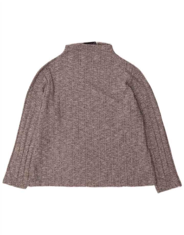 Marks & Spencer Top pentru femei cu mânecă lungă UK 20 2XL Gri Viscoză