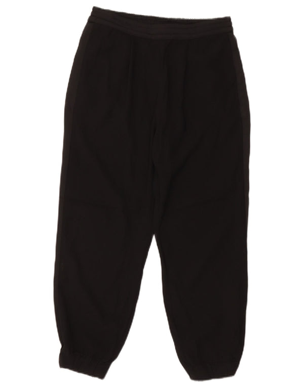Topshop Womens Tracksuit Trousers Joggers UK 8 Small  Black Polyester