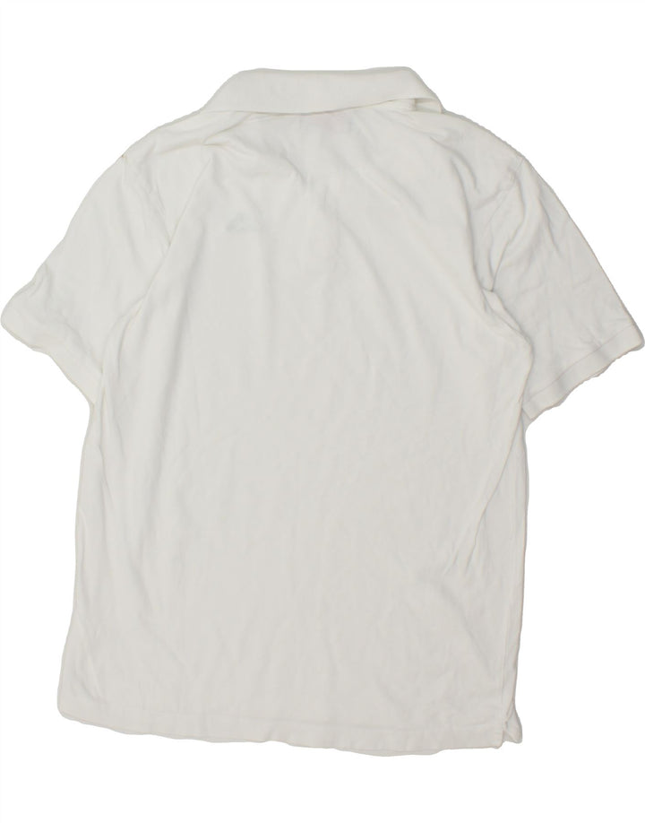 KAPPA Mens Polo Shirt XL White Cotton Vintage Kappa and Second-Hand Kappa from Messina Hembry 