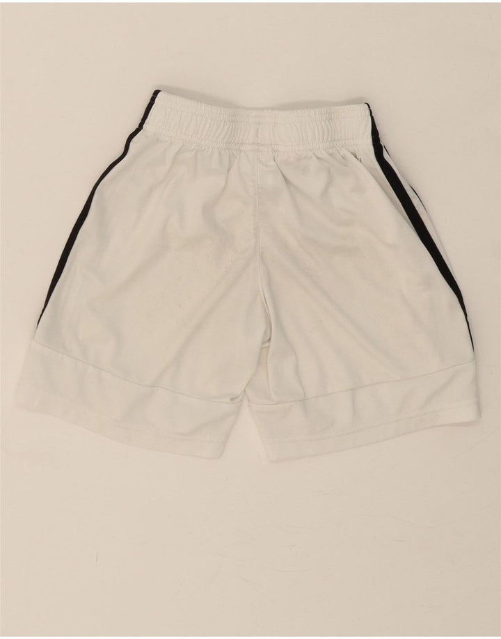 ADIDAS Boys Sport Shorts 9-10 Years White Polyester Vintage Adidas and Second-Hand Adidas from Messina Hembry 