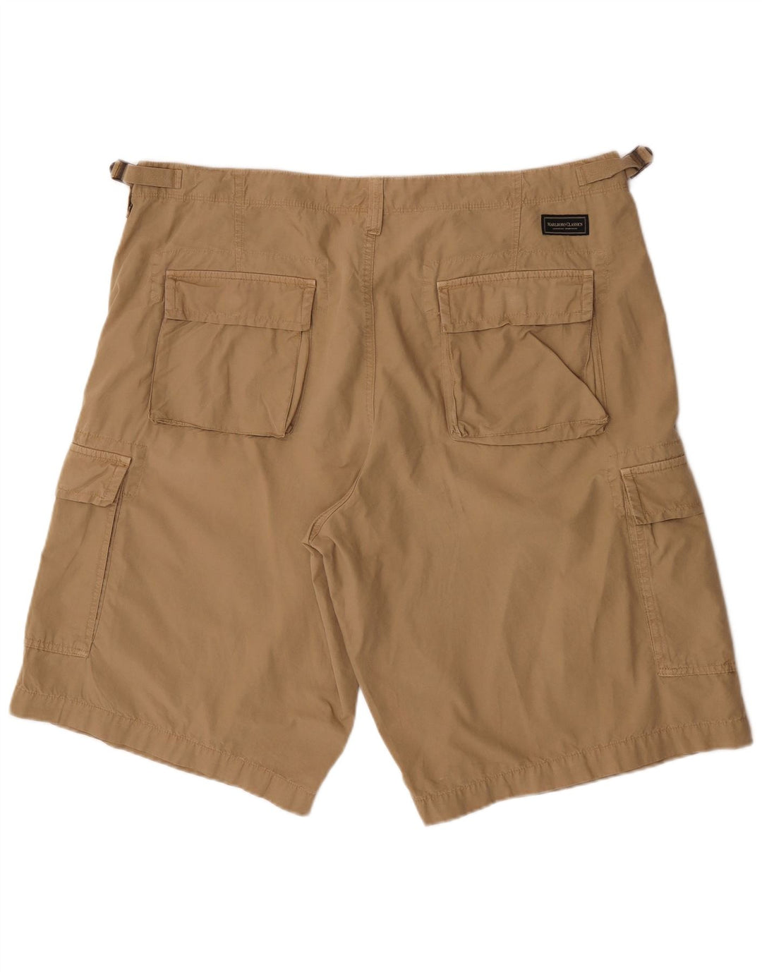 Pantaloni scurți cargo Marlboro Classics pentru bărbați W42 2XL bumbac bej