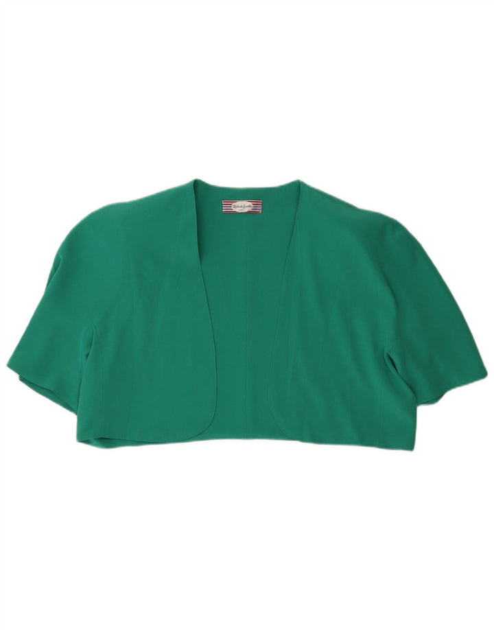 Top Bolero Vintage pentru femei UK 16 Large Green