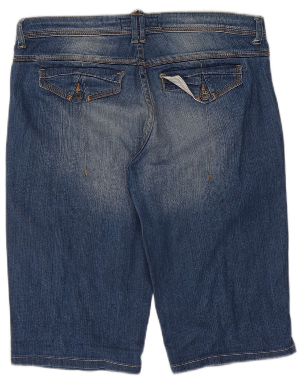 Pantaloni scurți din denim pentru femei Fat Face UK 12 Medium W32 Bumbac albastru
