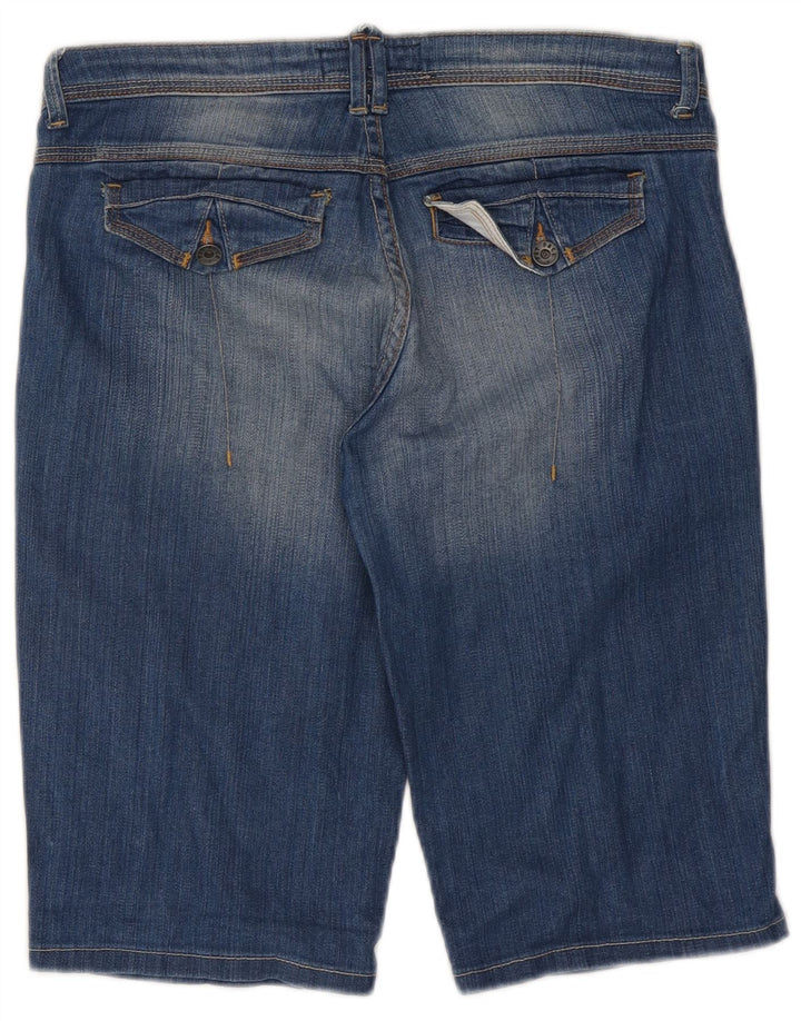 Pantaloni scurți din denim pentru femei Fat Face UK 12 Medium W32 Bumbac albastru