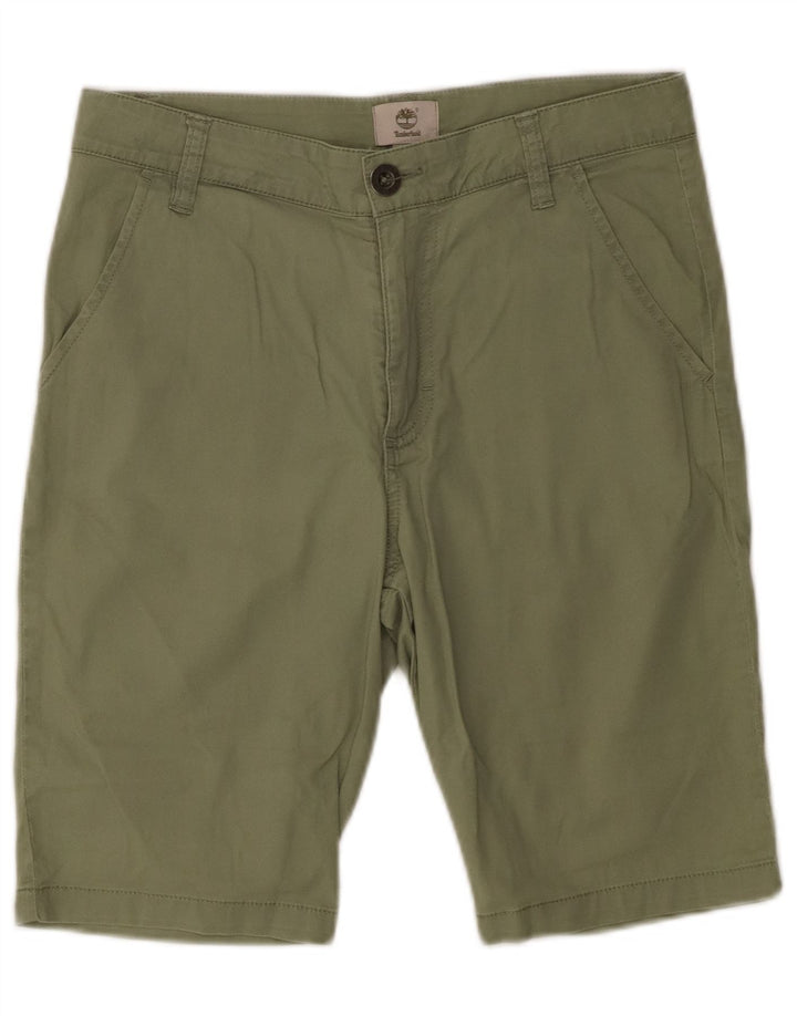 Pantaloni scurți chino pentru băieți Timberland 13-14 ani W30 verde