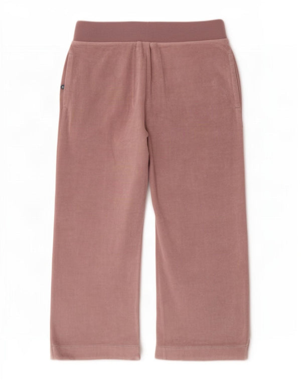 Pantaloni de trening din velur cu picioare largi pentru femei Marks & Spencer UK 16, mare, roz