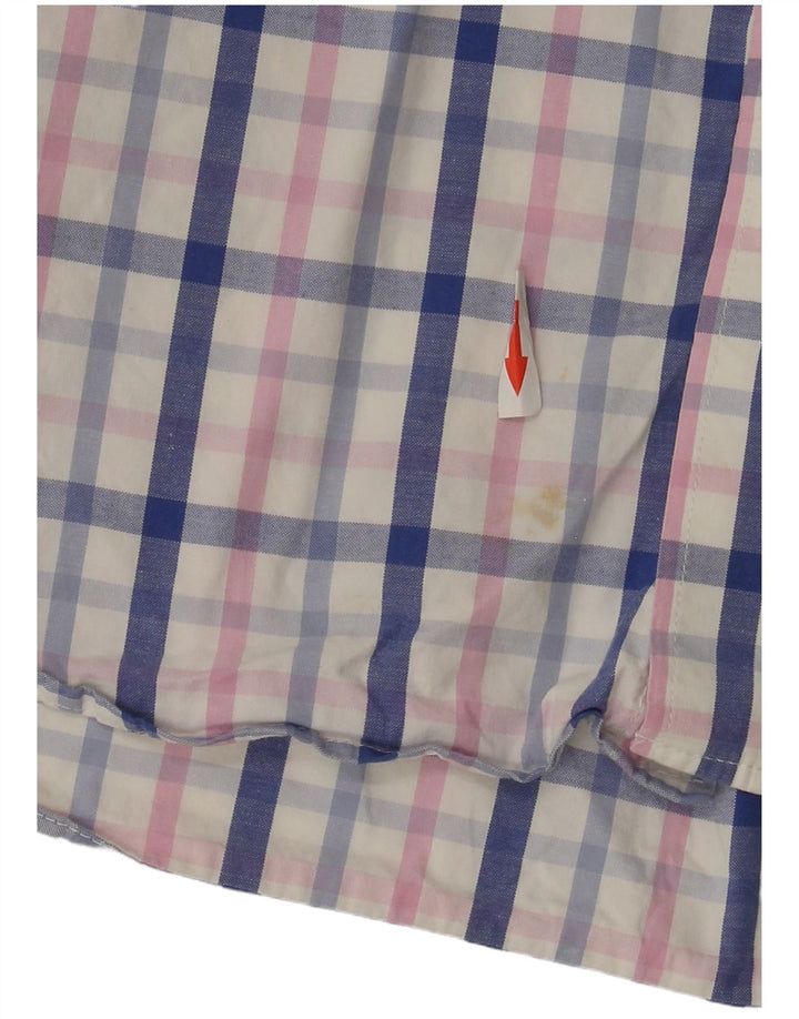 Crew Clothing Cămașă clasică pentru bărbați, bumbac cu carouri mari, multicolore