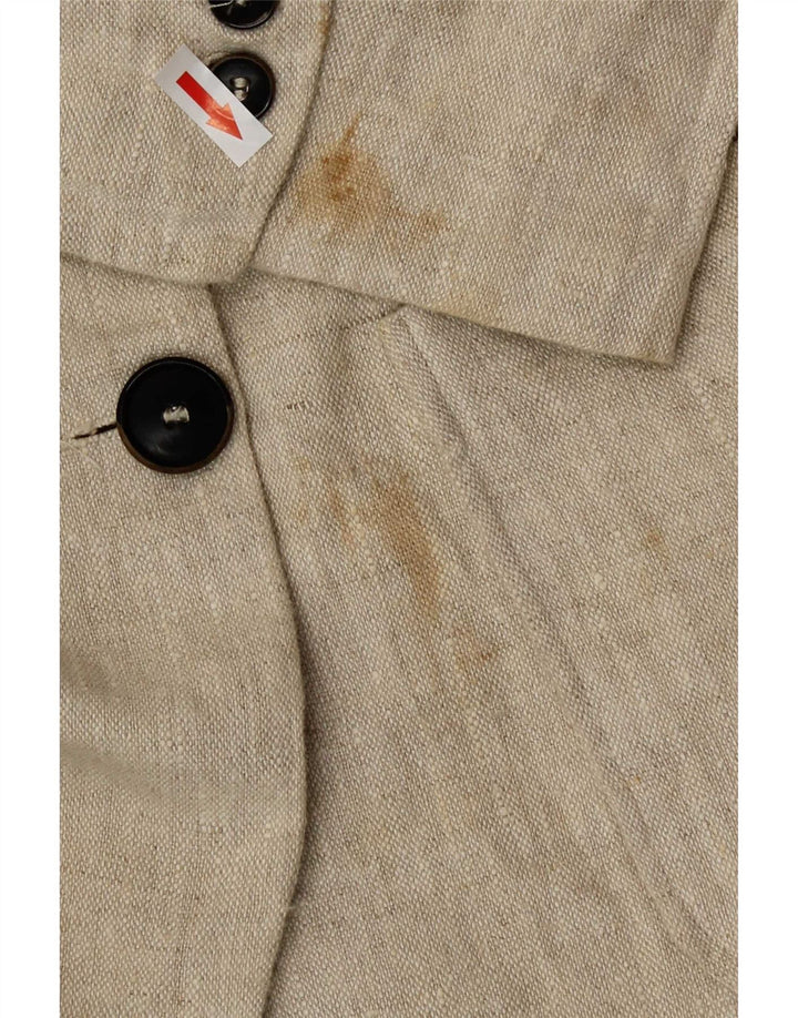 Jachetă Blazer pentru Damă Zara UK 14 Medium Bej In