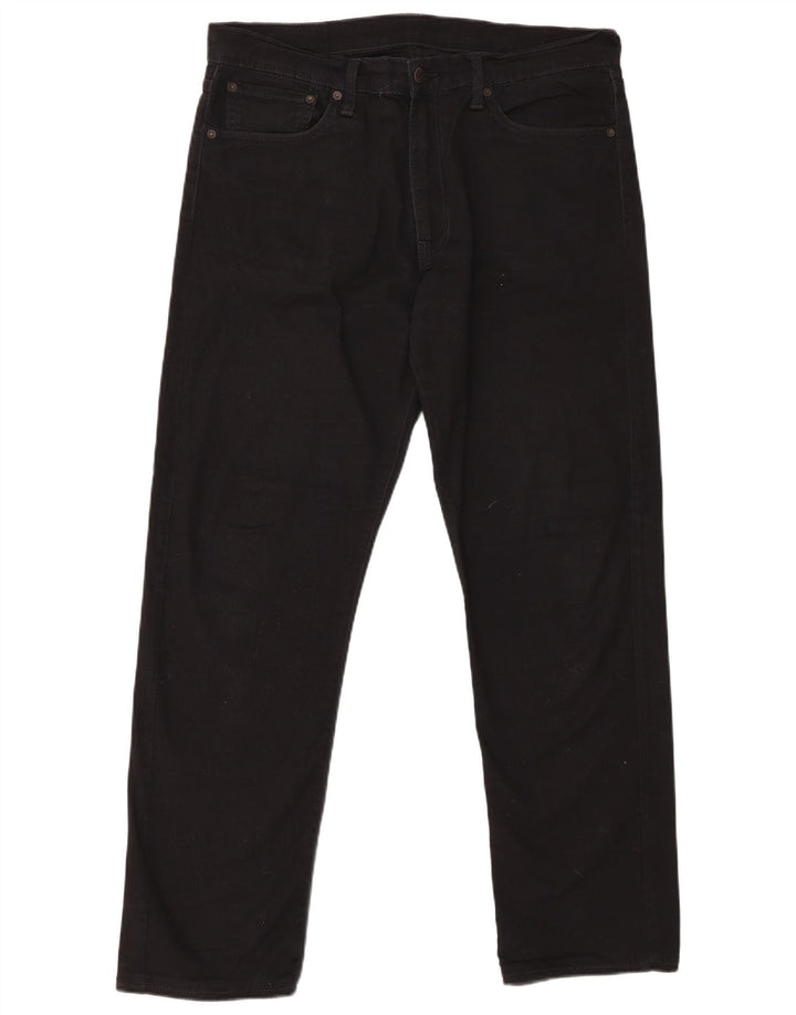 LEVI'S Blugi 504 drepti pentru bărbați W36 L32 bumbac negru