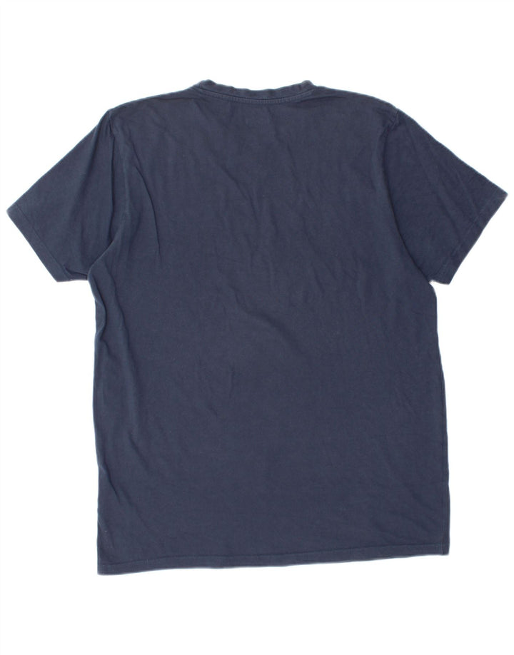 Tricou grafic pentru bărbați Ellesse Top mare din bumbac bleumarin