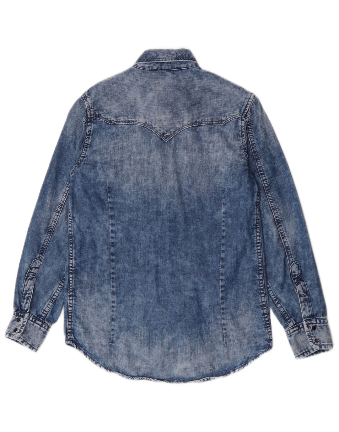 Cămașă Denim Băieți Diesel 9-10 Ani Bumbac Albastru