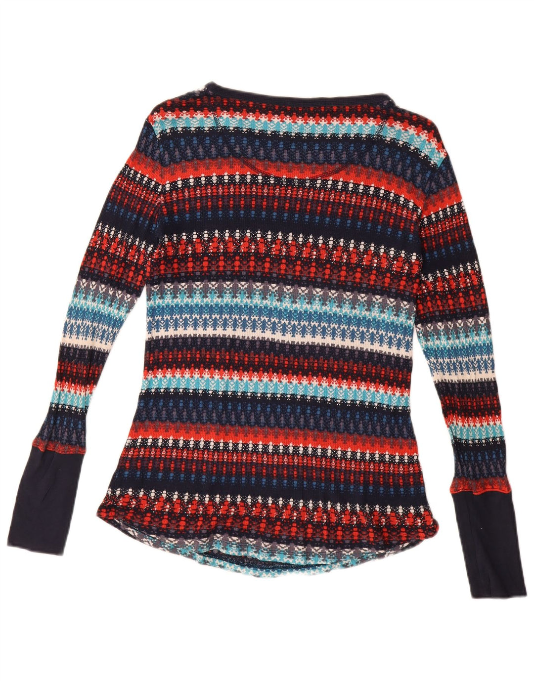 Pulover ORVIS pentru femei cu gât de barcă, Marea Britanie, cu dungi multicolore