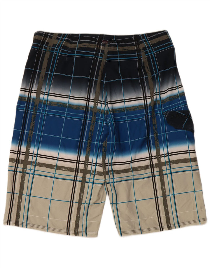 Pantaloni scurți de înot Quiksilver pentru bărbați, poliester cu carouri medii, multicolore