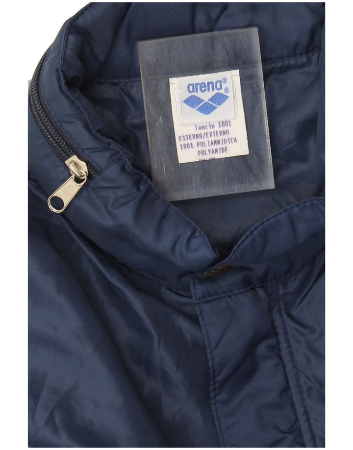 Jachetă de ploaie cu glugă pentru bărbați Arena UK 42 XL Bleumarin Poliamidă