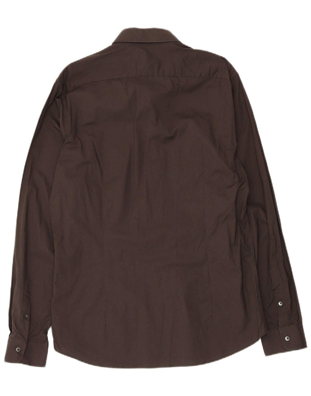 Cămașă Slim Fit Reiss pentru bărbați, bumbac negru mare