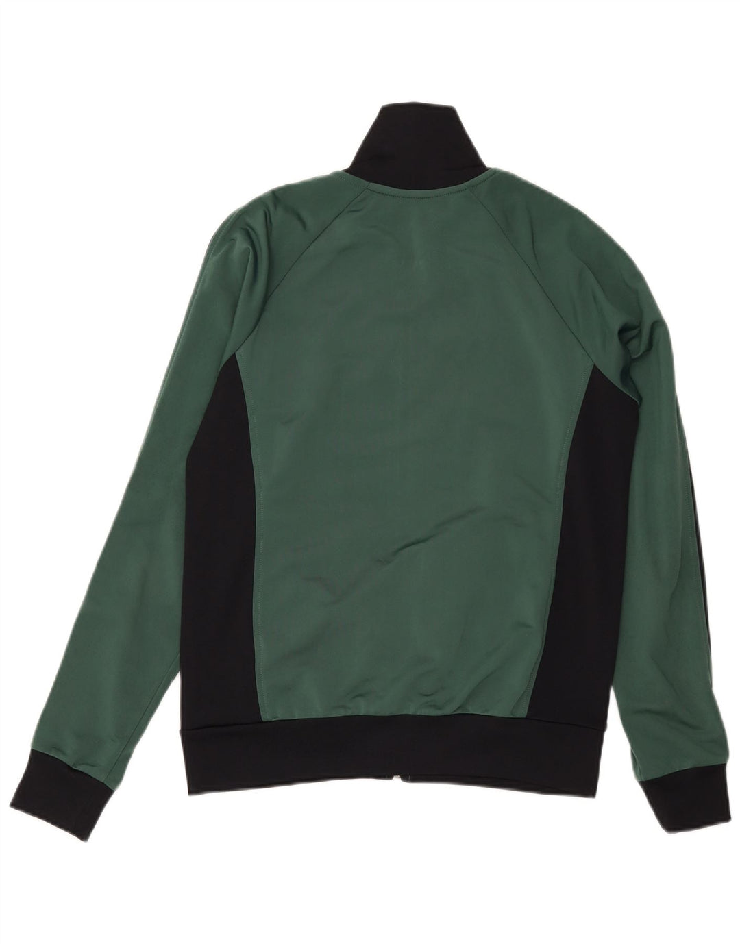 Jachetă de top pentru trening grafic Converse pentru femei UK 14 Medium Green Colorblock