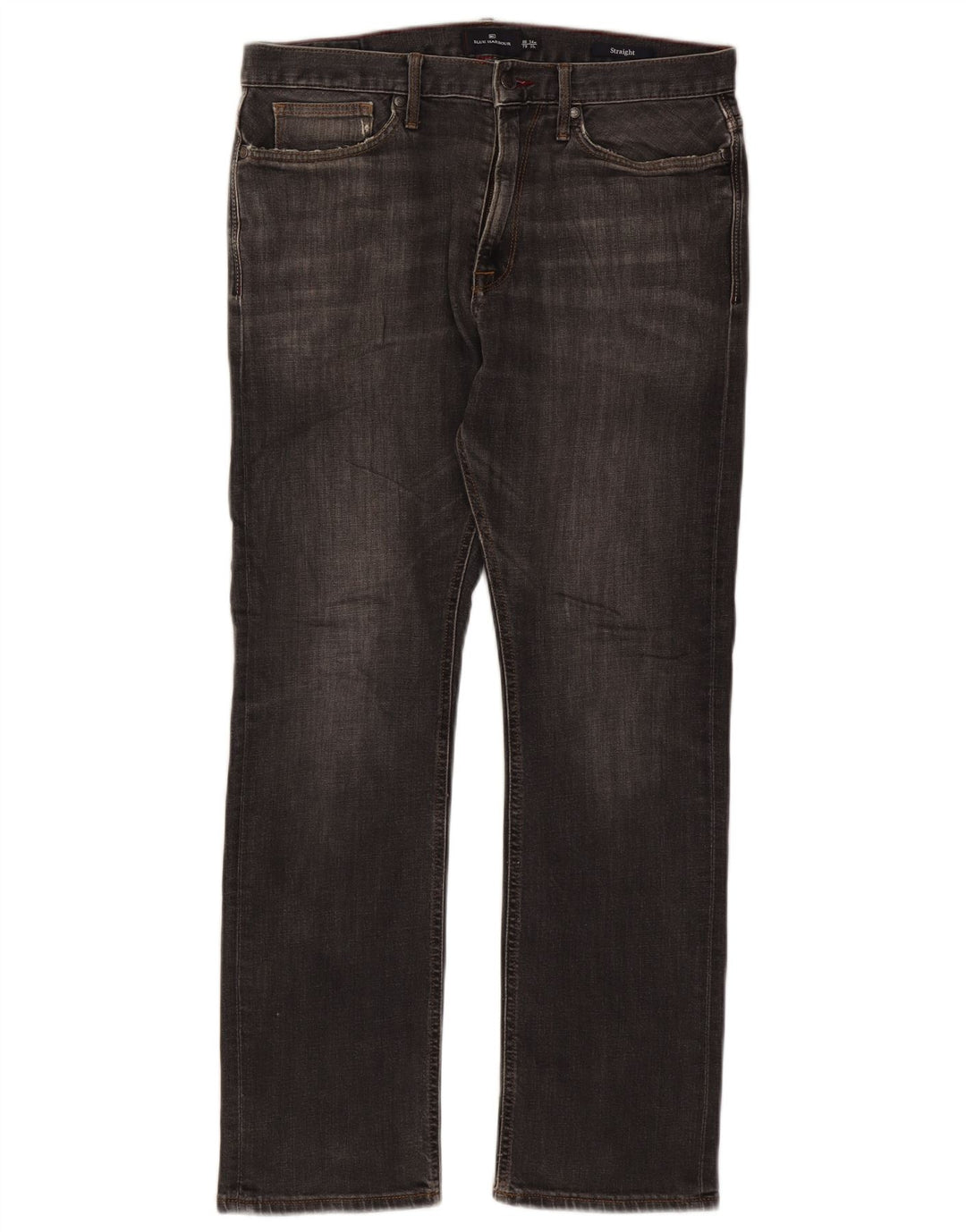 Blugi drepți pentru bărbați Marks & Spencer Blue Harbour W34 L29 bumbac gri
