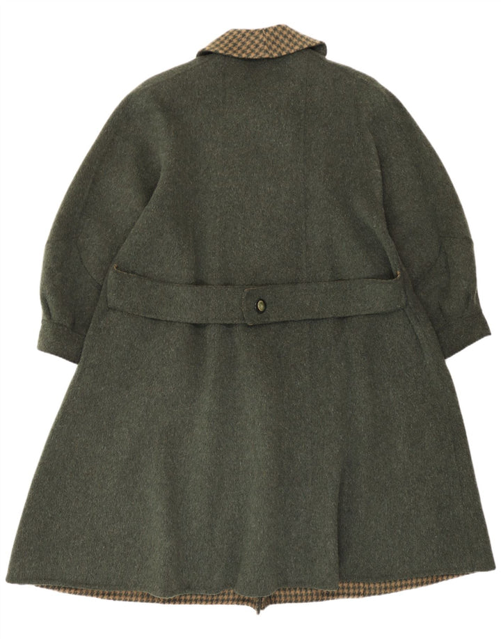 Pardesiu vintage pentru femei IT 44 verde mediu