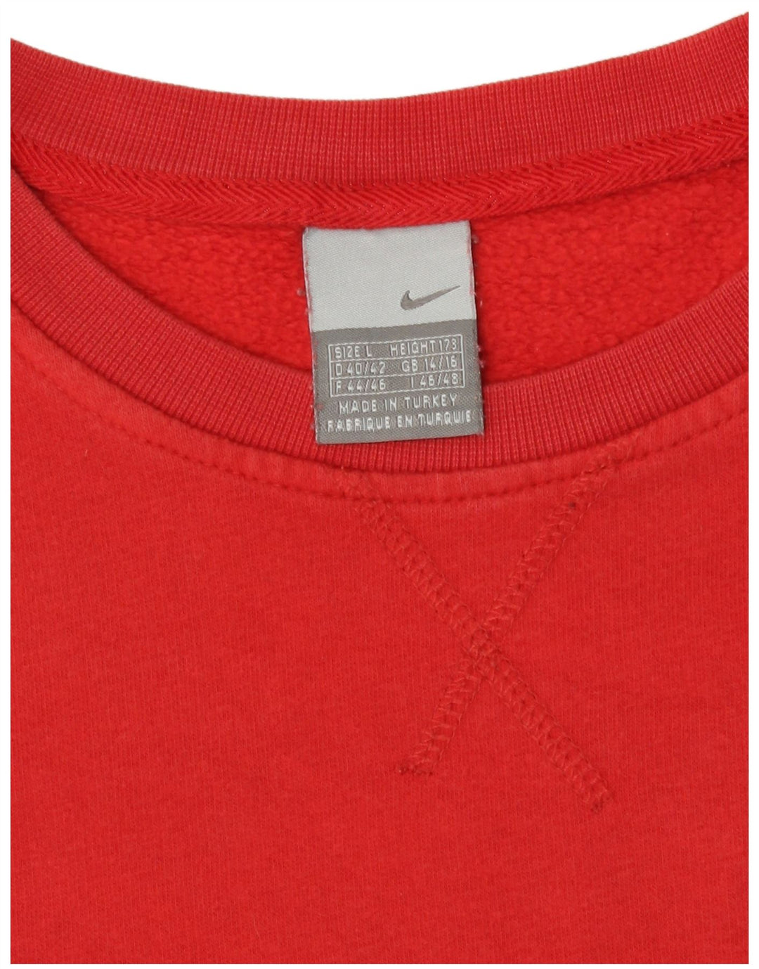 Pulover de hanorac Nike pentru femei Marea Britanie 14/16 Roșu mare