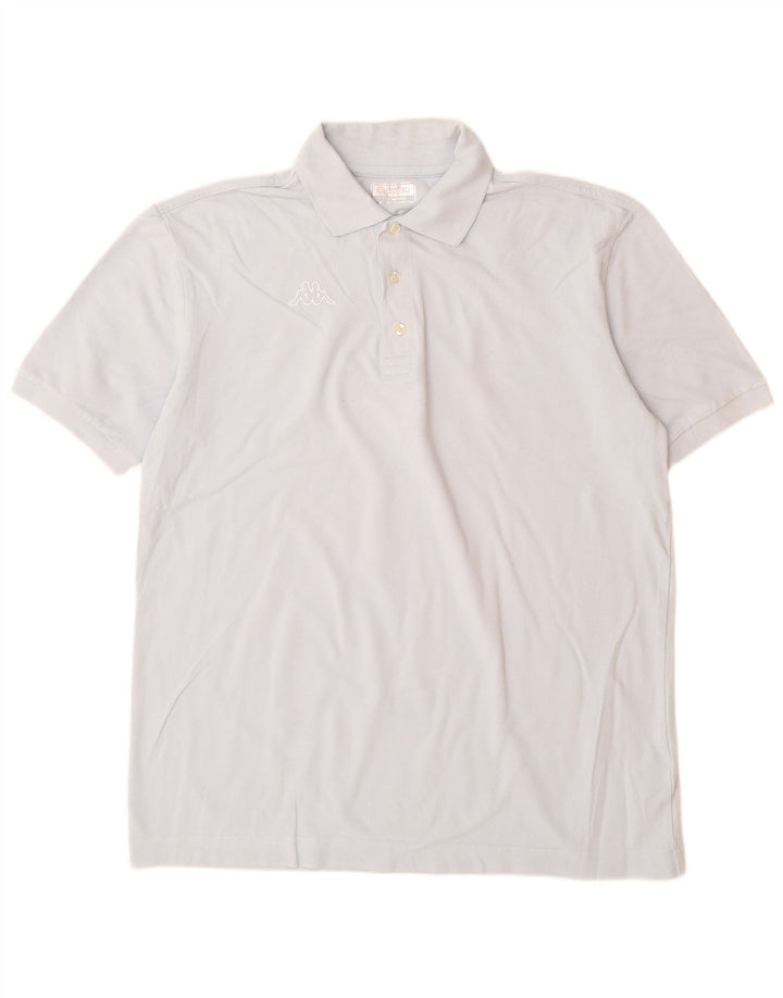 Cămașă polo pentru bărbați Kappa 2XL, bumbac albastru