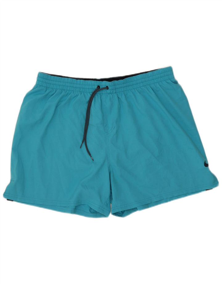 Pantaloni scurti sport pentru bărbați NIKE 2XL, poliester albastru