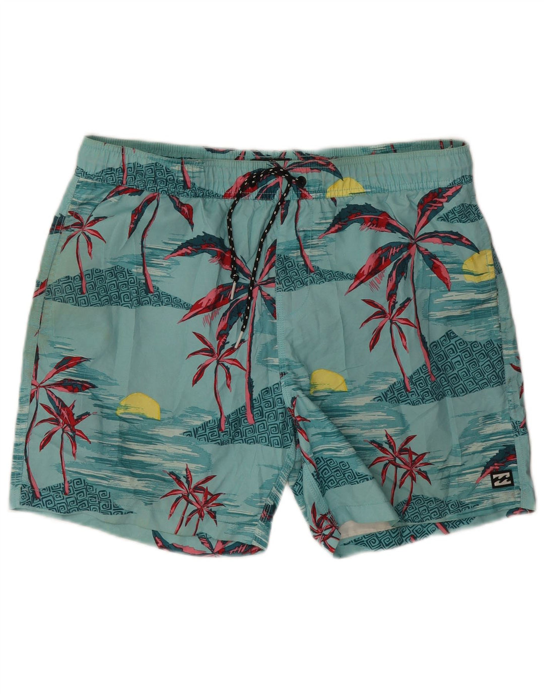 Pantaloni scurți de înot grafic pentru bărbați Billabong, mari, albastru, hawaian