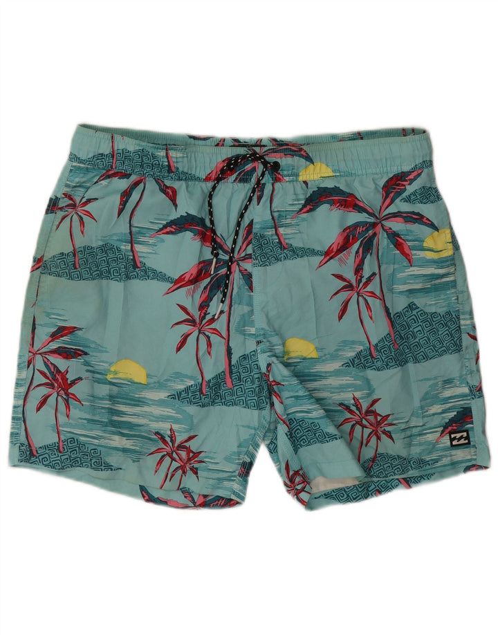 Pantaloni scurți de înot grafic pentru bărbați Billabong, mari, albastru, hawaian