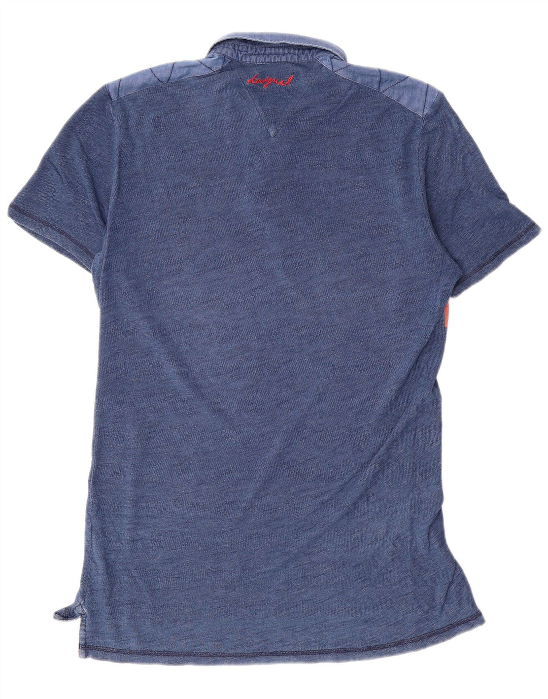 Tricou polo cu grafică Desigual pentru bărbați, mare, albastru