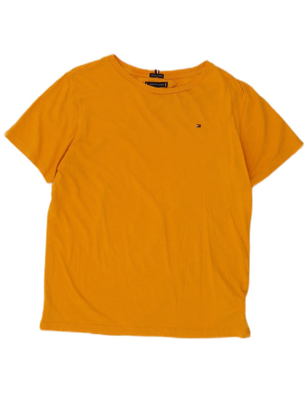 Tricou Tommy Hilfiger Băieți Top 15-16 Ani Bumbac Galben