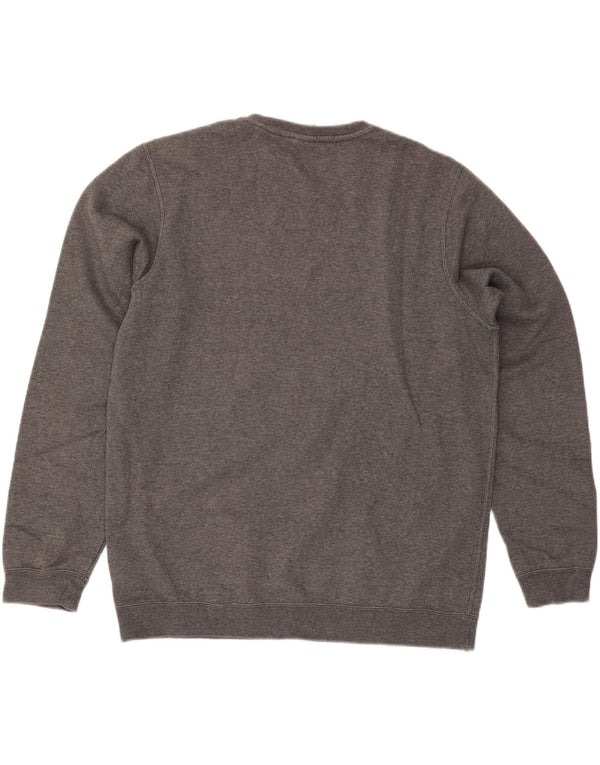 Nike Mens Sweatshirt Jumper Large Grey Cotton