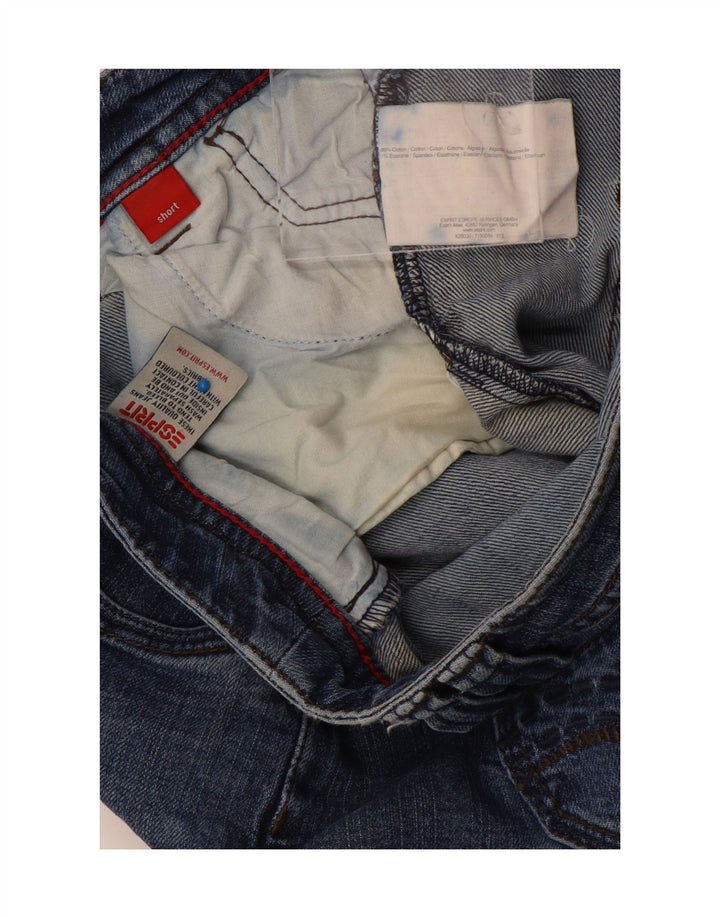 Esprit Blugi Bootcut pentru femei UK 10 Small W28 L30 Blue Bumbac