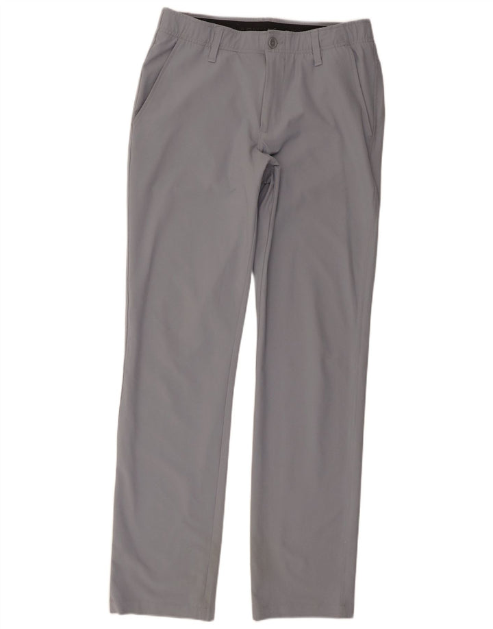 Pantaloni chino drepti pentru bărbați Under Armour W32 L34 poliester gri
