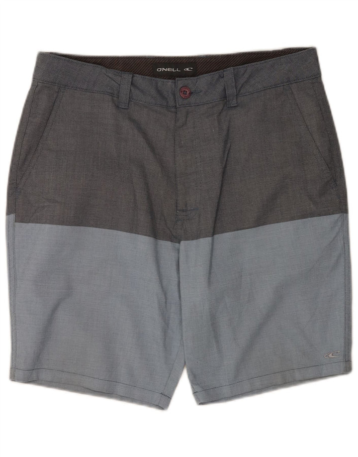 Pantaloni scurți chino pentru bărbați O'Neill W33, bumbac color bloc, gri mediu