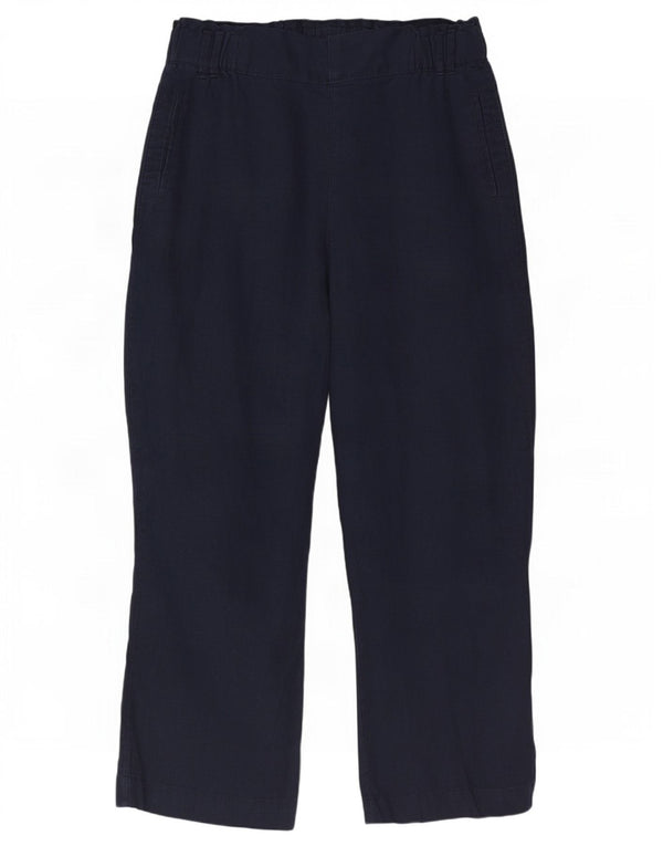 Pantaloni casual pentru femei Marks & Spencer UK 16 Large W34 L30 Bleumarin