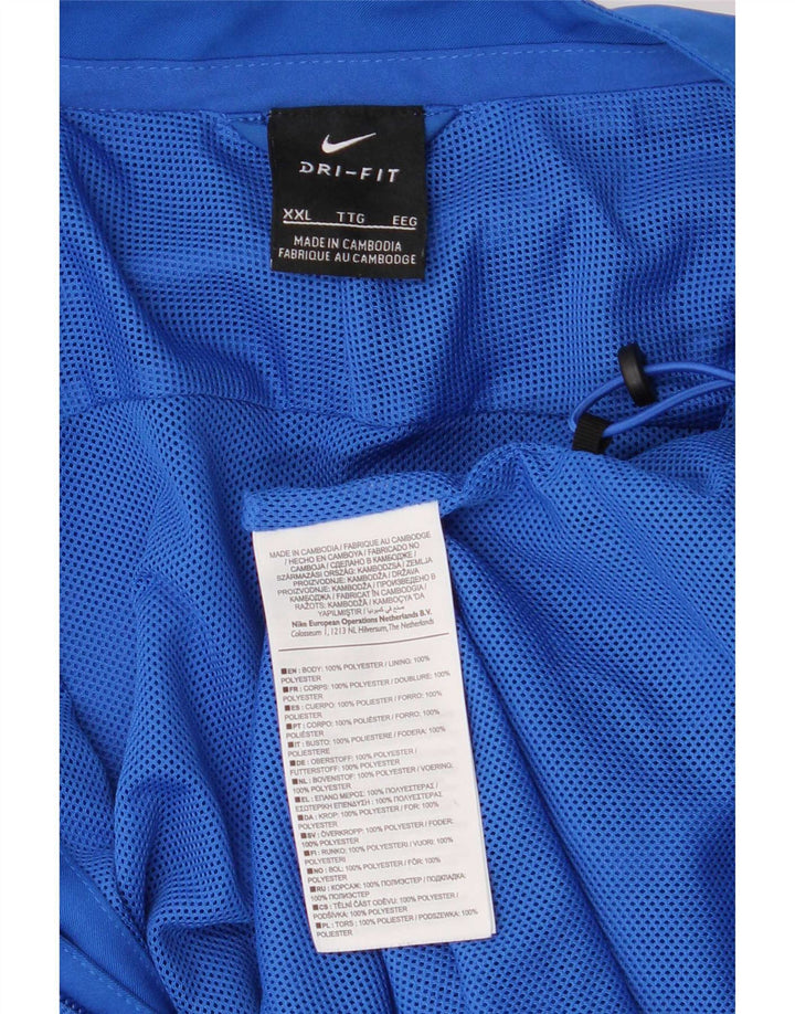 Jachetă de trening Nike Dri Fit Regular pentru bărbați, 2XL, poliester, albastru Sport