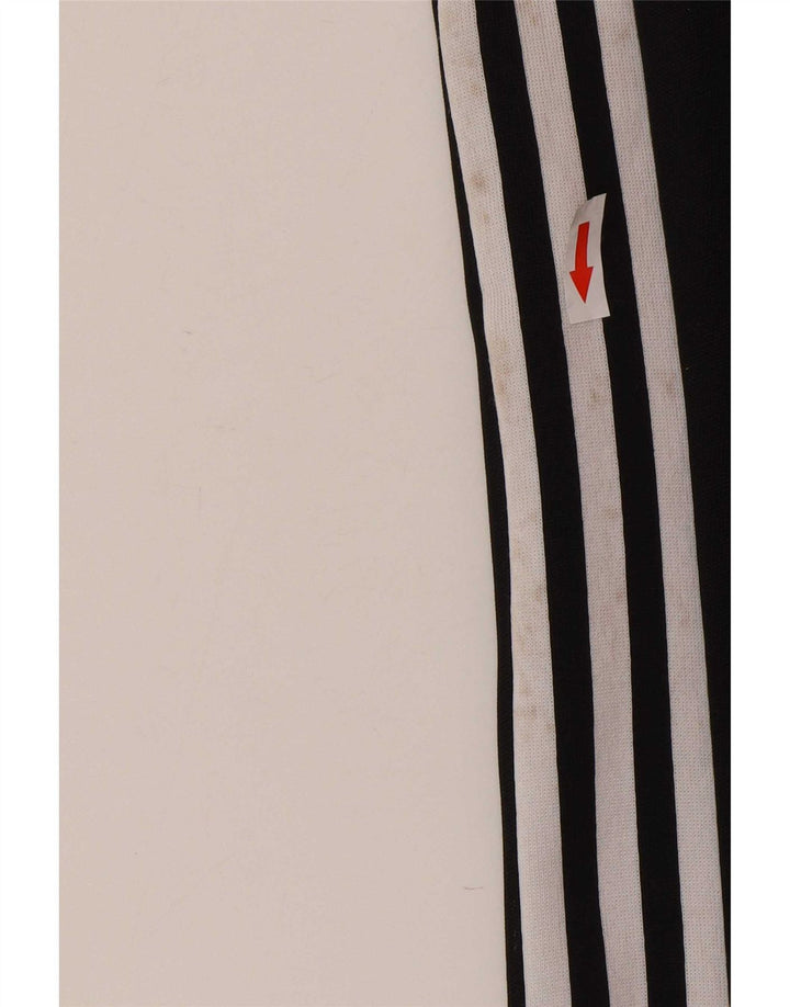 Pantaloni de trening Adidas pentru bărbați, bumbac mediu negru