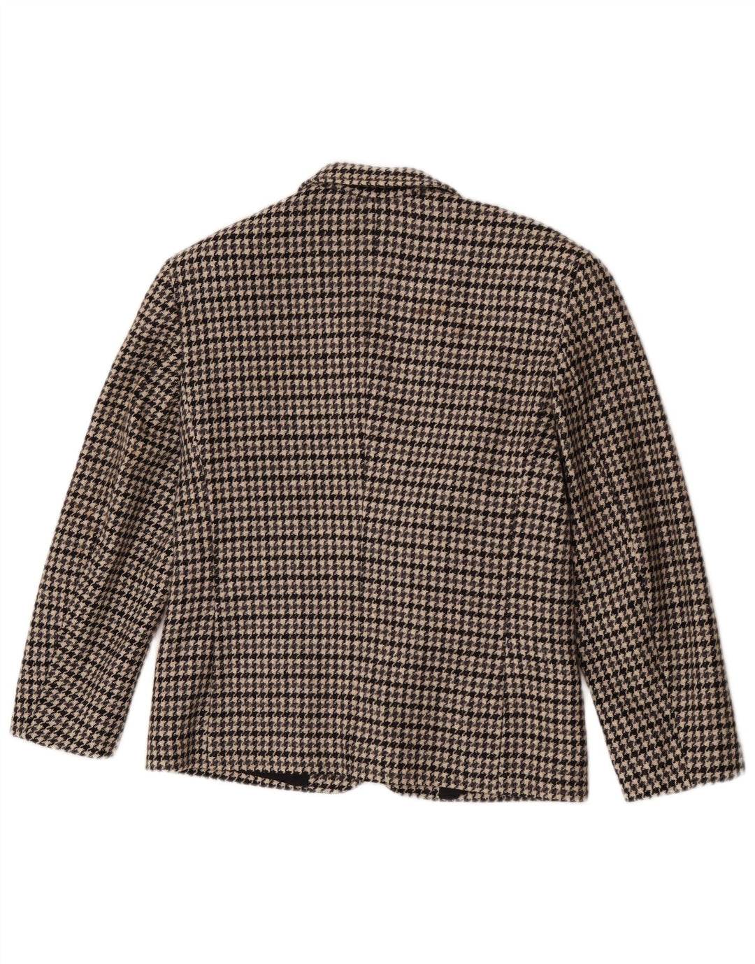 Blazer Vintage pentru femei cu 2 nasturi IT 44 Medium Gri Houndstooth