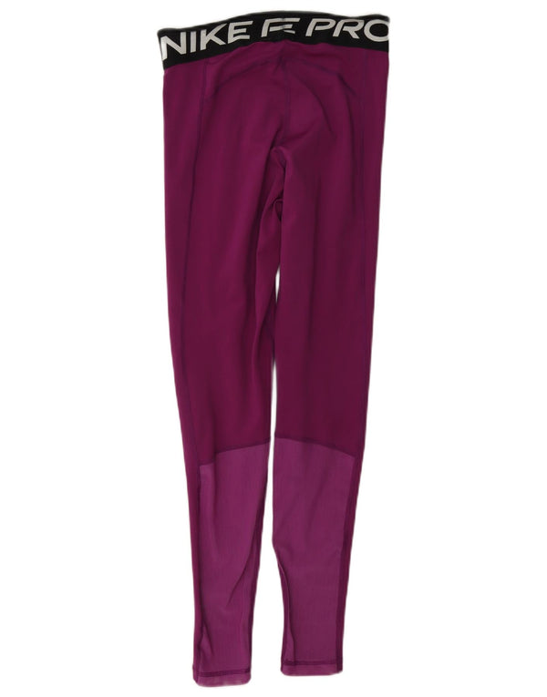 Leggings grafic Nike pentru femei UK 8, mov, colorant