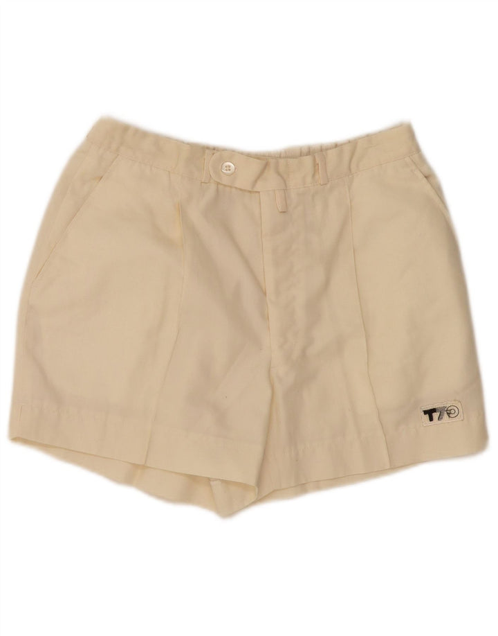 Pantaloni scurti chino pentru femei VINTAGE W28 Medium Off White