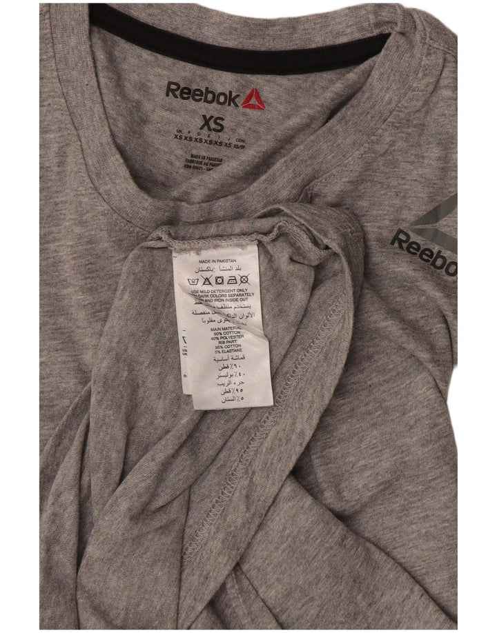 Reebok tricou pentru bărbați Top XS bumbac cu pete gri