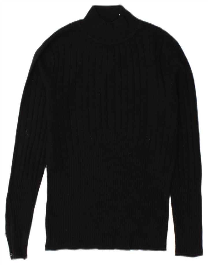 Pulover cu gât țestoasă pentru femei Marks & Spencer UK 8 Small Black