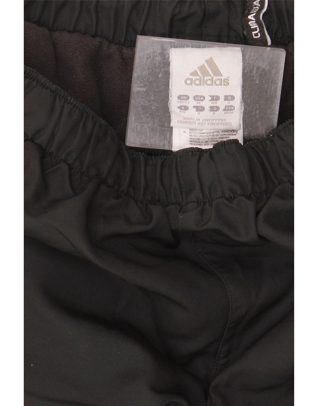 ADIDAS Mens Climawarm Tracksuit Trousers UK 40/42 Medium  Black Polyester