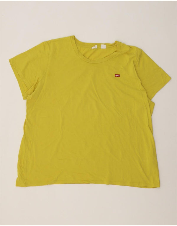Tricou pentru bărbați Levi's Top 3XL Bumbac galben
