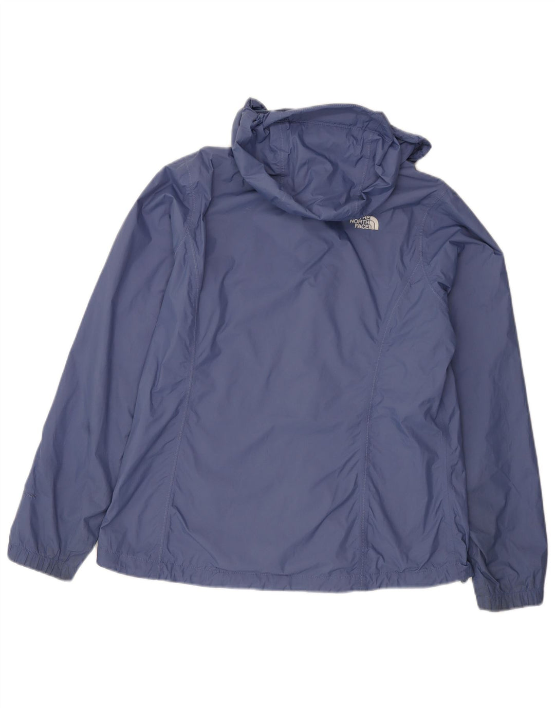 Jachetă de ploaie cu glugă The North Face pentru femei UK 16 Large Blue Nylon