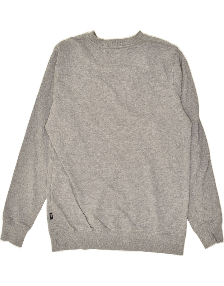VANS Mens Graphic Sweatshirt Jumper Small Grey Cotton | Vintage Vans | Thrift | Second-Hand Vans | Used Clothing | Messina Hembry 