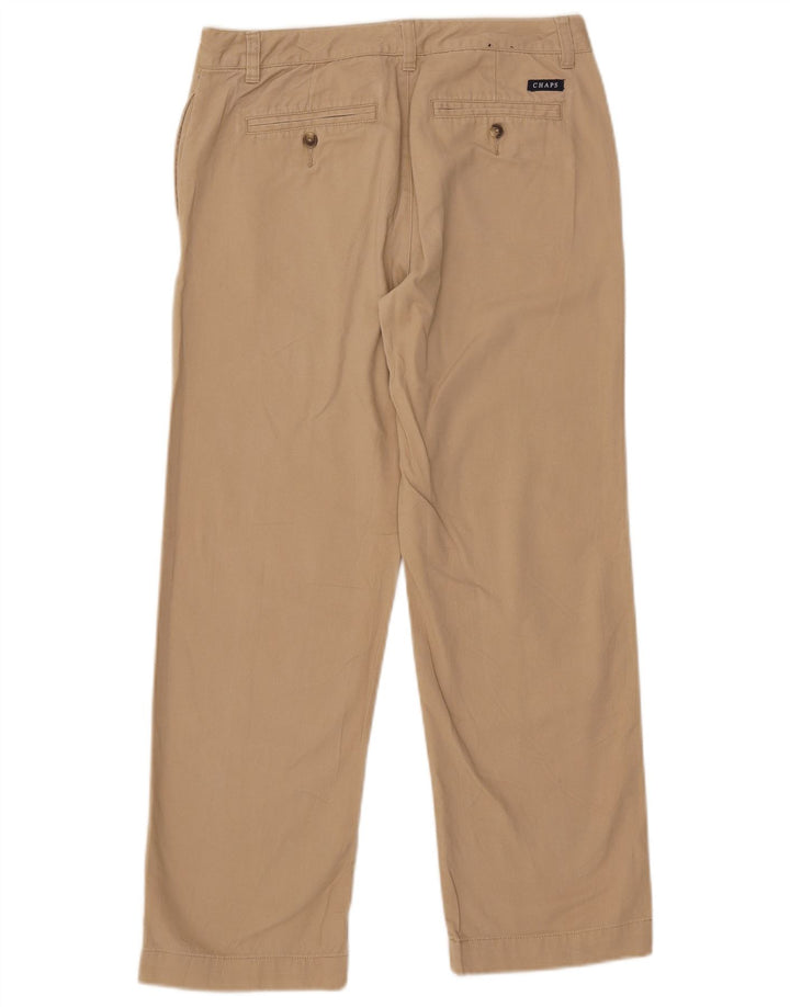 Chaps Boys Husky Pantaloni chino drepti 11-12 ani W29 L26 bej bumbac