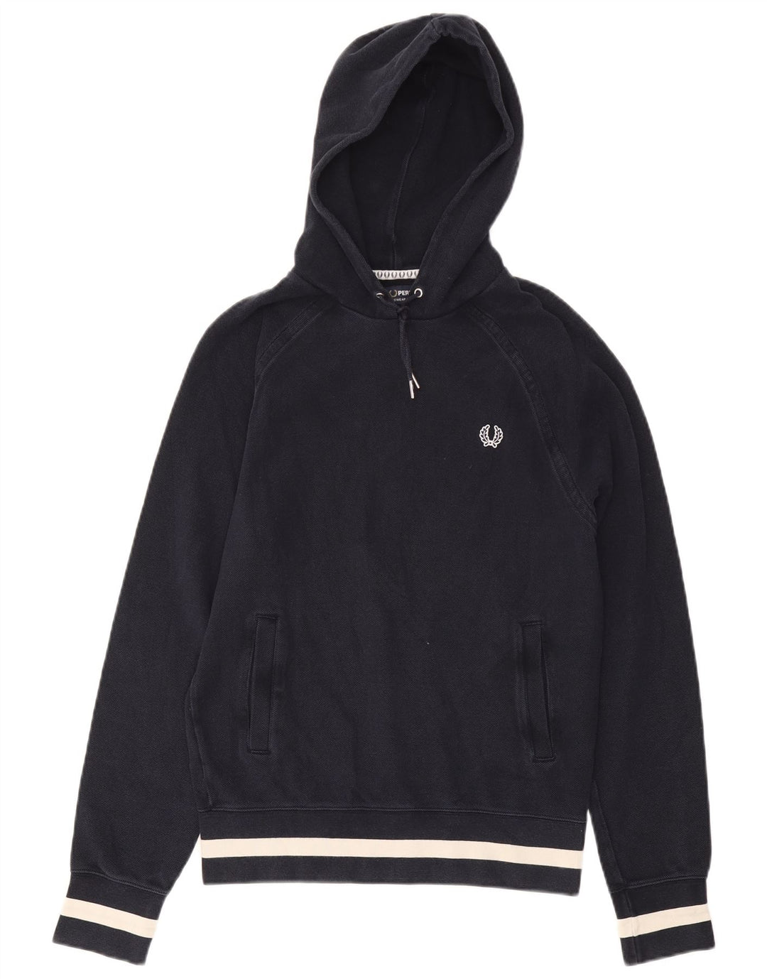Pulover Fred Perry pentru bărbați, bumbac, albastru bleumarin