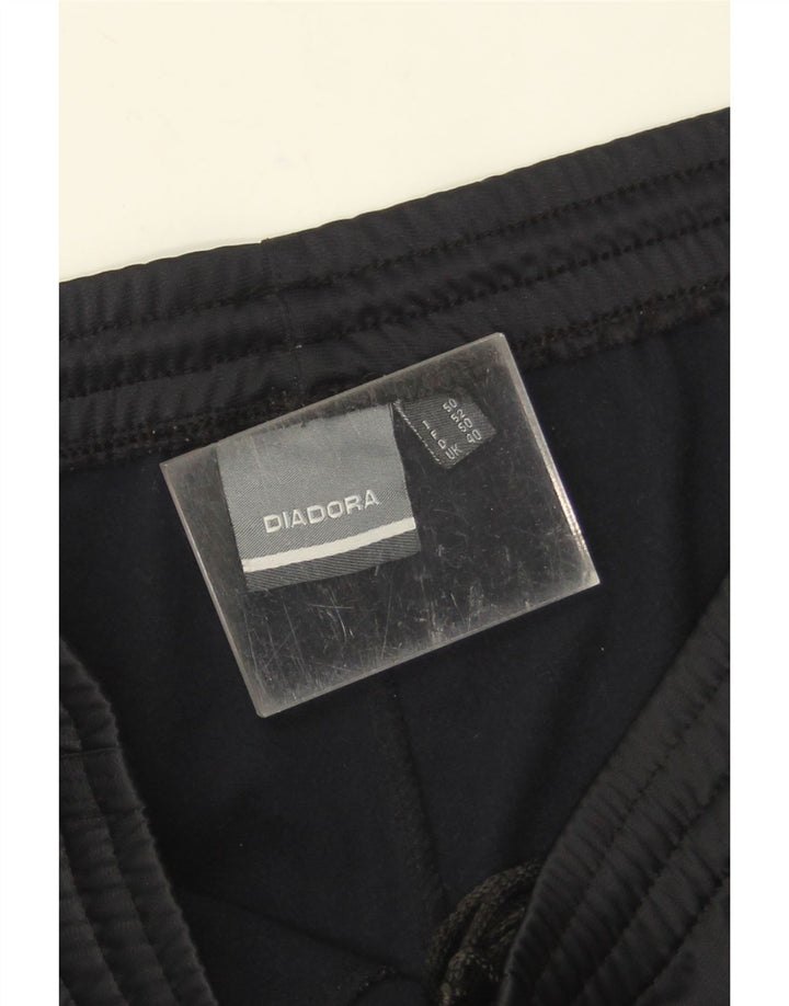 Pantaloni de trening Diadora pentru bărbați UK 40 Poliester mediu negru